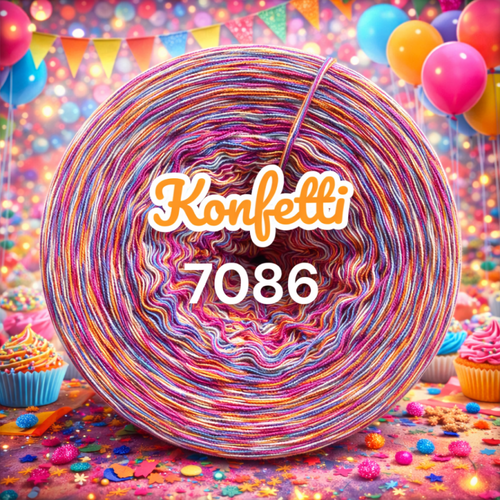 Bunt ist mein Cardio - Konfetti - 7086 - 4 Fäden