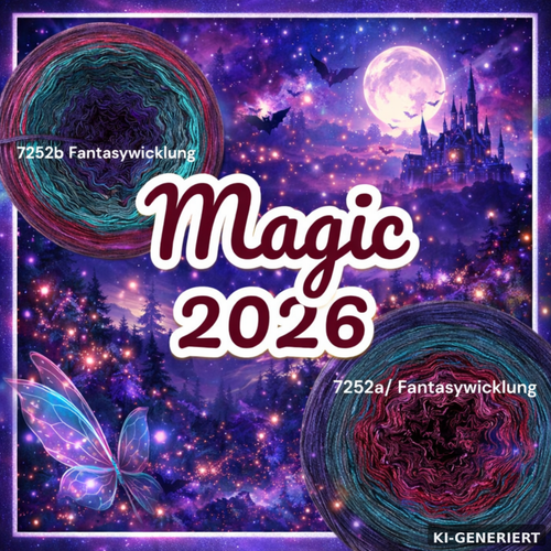 Dream on - Magic 2026 - 7252 - Bobbel oder Pulloverset mit Farbverlauf - 4 Fäden