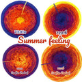 Sommersonne - Summer feeling - 7201 - Bobbel mit Farbverlauf - 3, 4 oder 5 Fäden, auch als Pullover- oder Decken Set