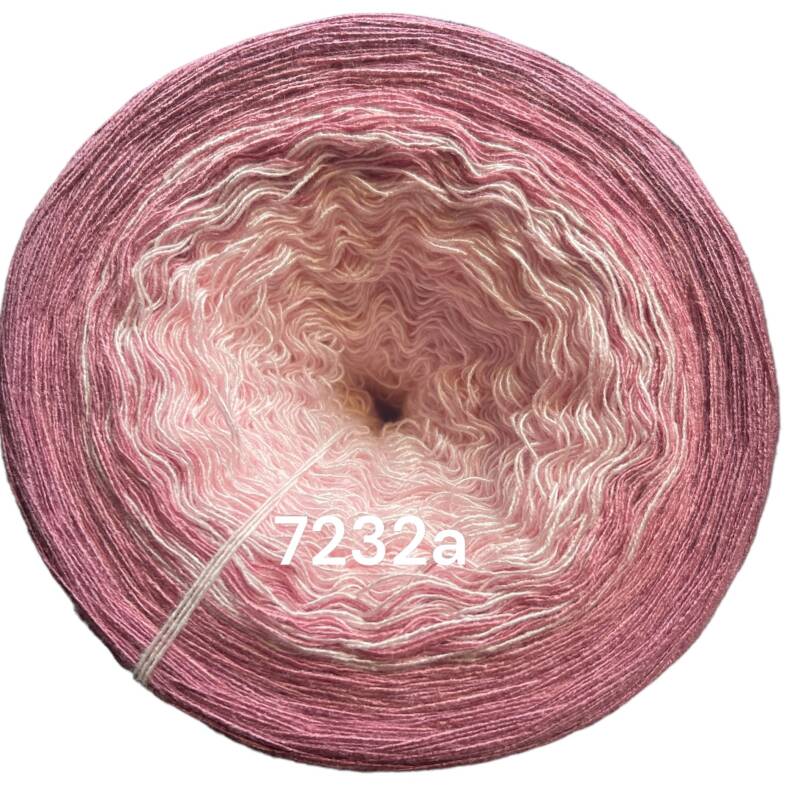 Rosen - Bed of Roses - 7232 - Bobbel mit Farbverlauf - 3, 4 oder 5 Fäden, auch als Pullover- oder Decken Set