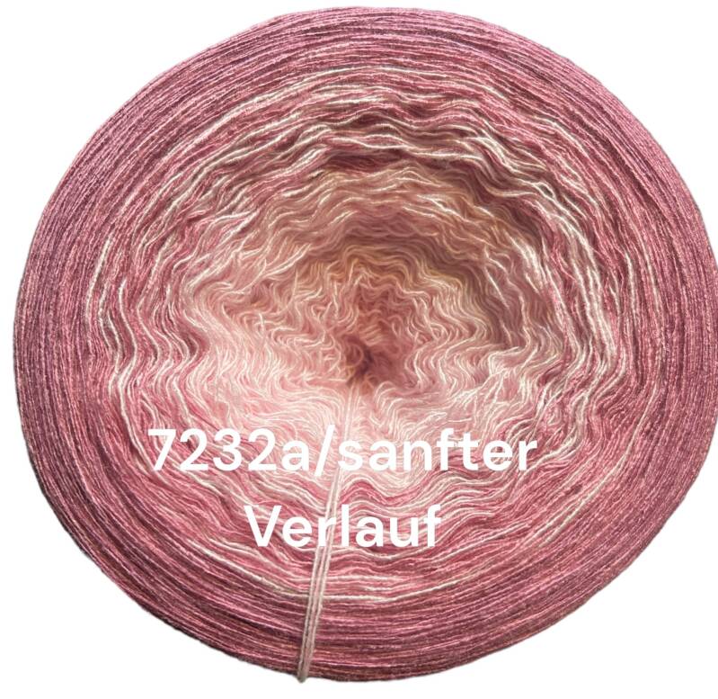 Rosen - Bed of Roses - 7232 - Bobbel mit Farbverlauf - 3, 4 oder 5 Fäden, auch als Pullover- oder Decken Set