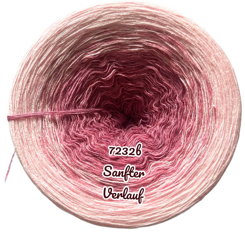 Rosen - Bed of Roses - 7232 - Bobbel mit Farbverlauf - 3, 4 oder 5 Fäden, auch als Pullover- oder Decken Set