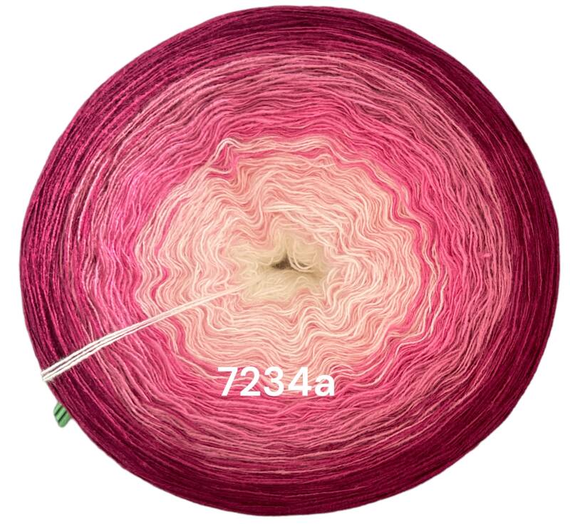 Kann Spuren von Glück erhalten - Good vibe - 7234 - Bobbel mit Farbverlauf - 3, 4 oder 5 Fäden, auch als Pullover- oder Decken Set