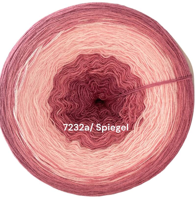 Bed of Roses (Spiegel) - 7232 - Bobbel mit Farbverlauf - 3, 4 oder 5 Fäden, auch als Pullover- oder Decken Set