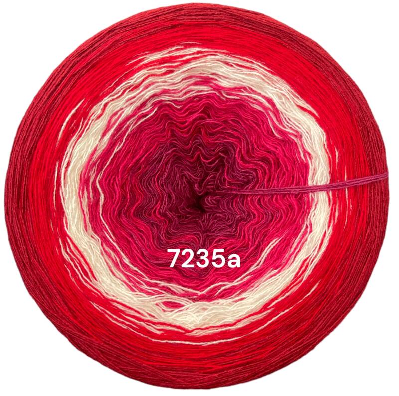 Born to Love - Be my Valentine - 7235 - Bobbel mit Farbverlauf - 3, 4 oder 5 Fäden, auch als Pullover- oder Decken Set