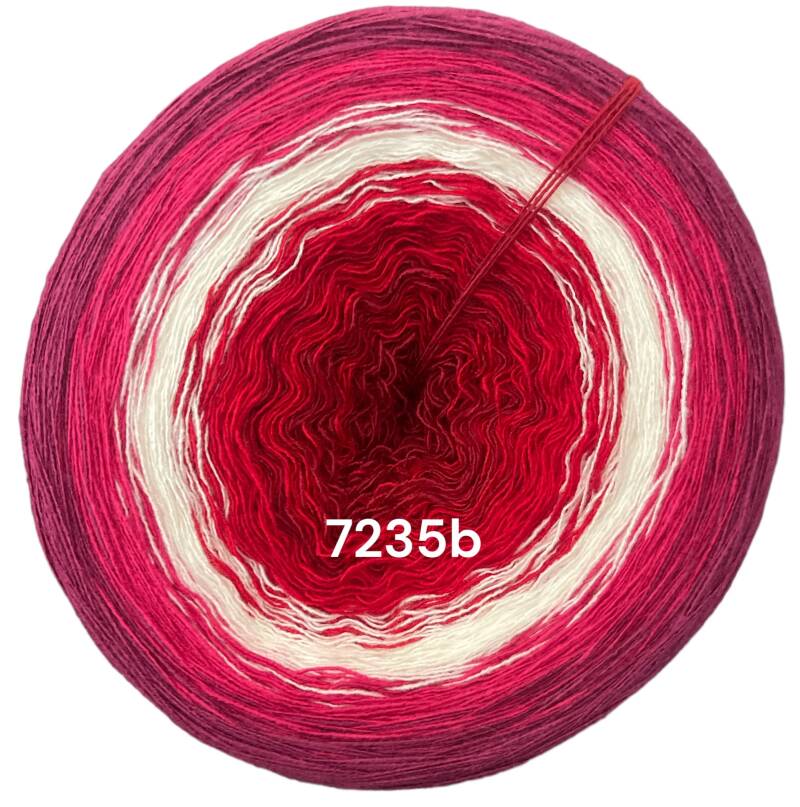Born to Love - Be my Valentine - 7235 - Bobbel mit Farbverlauf - 3, 4 oder 5 Fäden, auch als Pullover- oder Decken Set