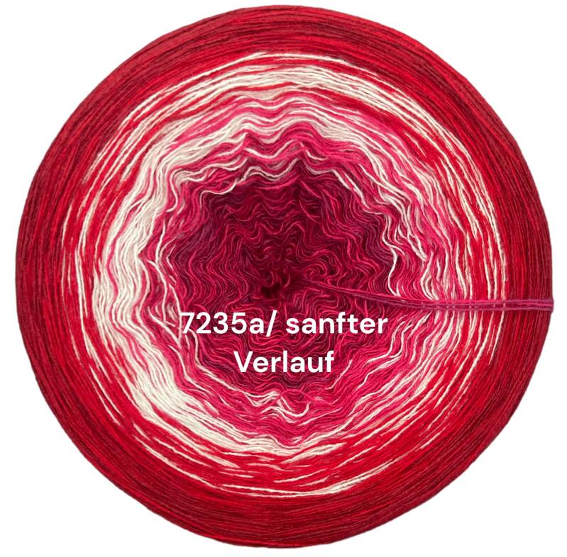 Born to Love - Be my Valentine - 7235 - Bobbel mit Farbverlauf - 3, 4 oder 5 Fäden, auch als Pullover- oder Decken Set