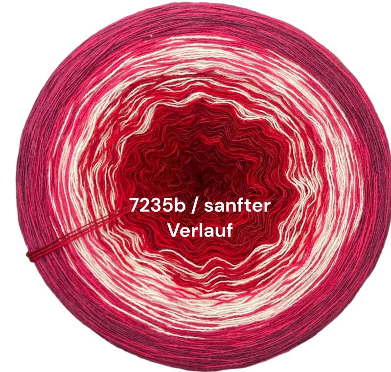 Born to Love - Be my Valentine - 7235 - Bobbel mit Farbverlauf - 3, 4 oder 5 Fäden, auch als Pullover- oder Decken Set