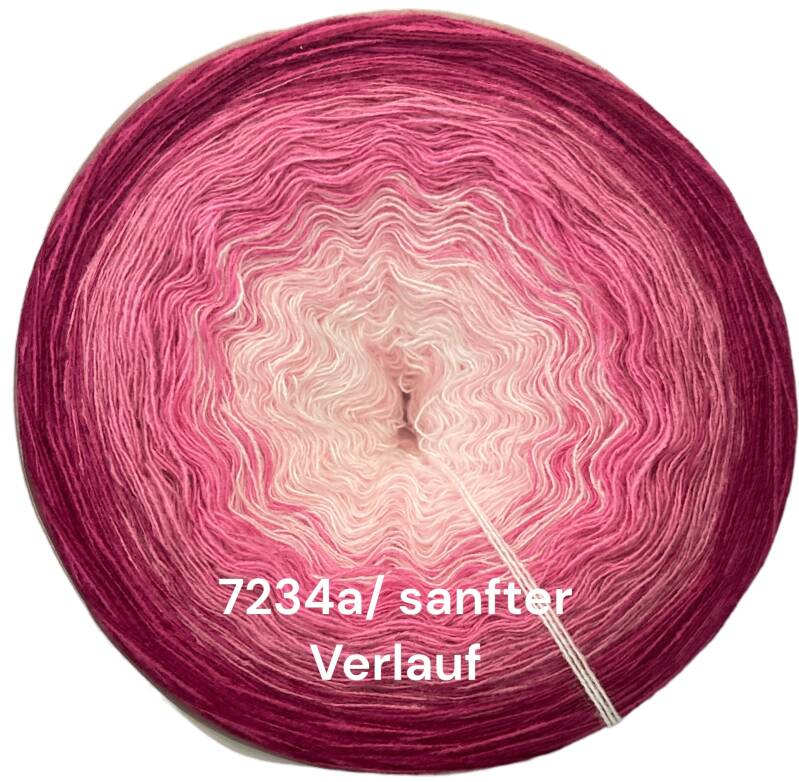 Kann Spuren von Glück erhalten - Good vibe - 7234 - Bobbel mit Farbverlauf - 3, 4 oder 5 Fäden, auch als Pullover- oder Decken Set