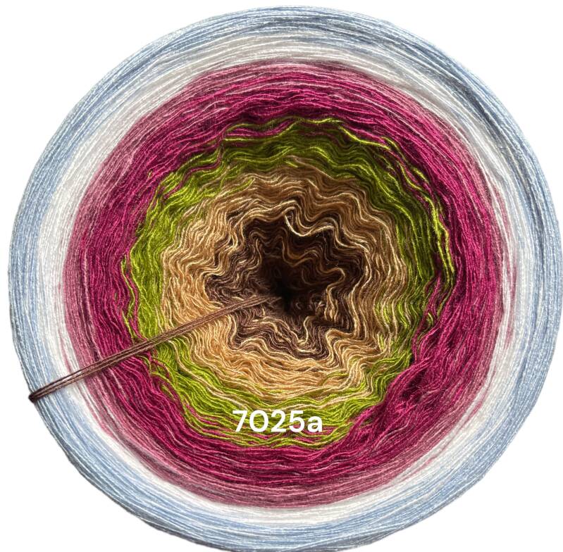 Blütenzauber - Magnolie - 7025 - Bobbel mit Farbverlauf - 3, 4 oder 5 Fäden, auch als Pullover- oder Decken Set
