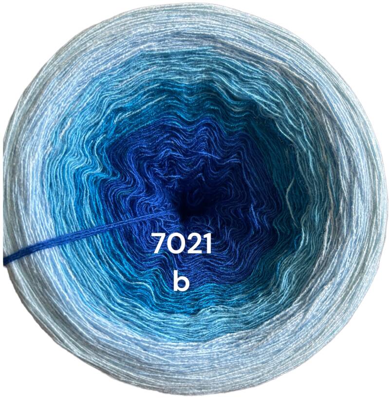 Meeresbrise - Ocean breeze - 7021 - Bobbel mit Farbverlauf - 3, 4 oder 5 Fäden, auch als Pullover- oder Decken Set