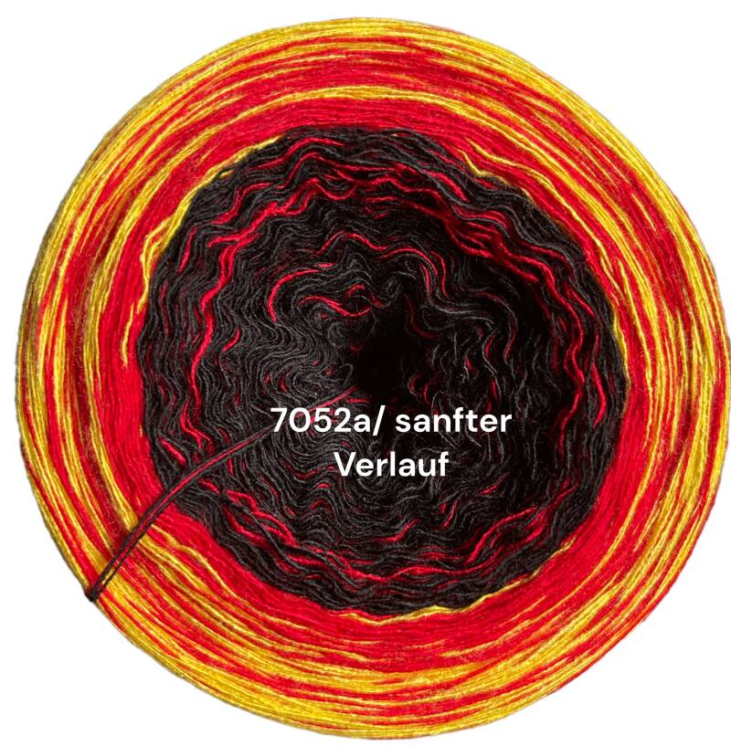 German flag - 7052 - Bobbel mit Farbverlauf - 3, 4 oder 5 Fäden, auch als Pullover- oder Decken Set