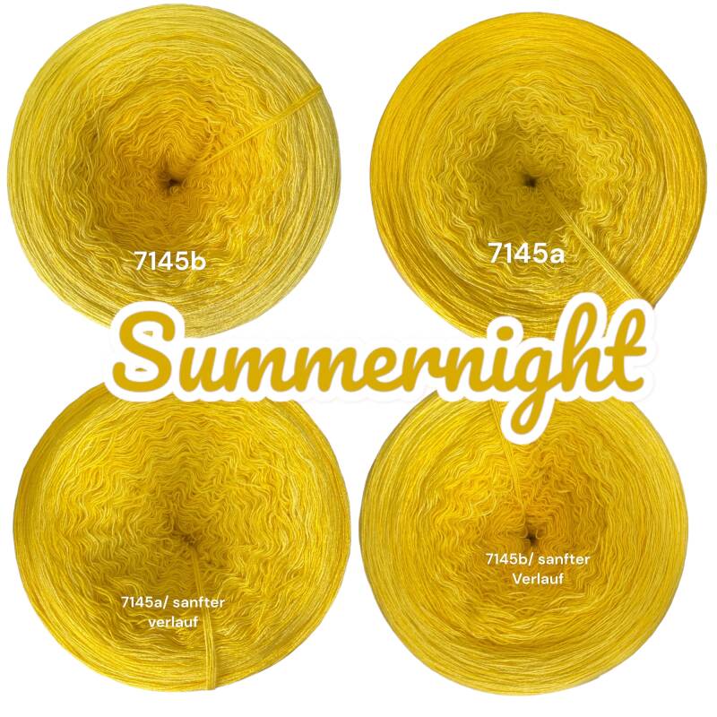 Sommersonne - Summernight - 7145 - Bobbel mit Farbverlauf - 3, 4 oder 5 Fäden, auch als Pullover- oder Decken Set