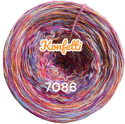 Bunt ist mein Cardio - Konfetti - 7086 - 4 Fäden