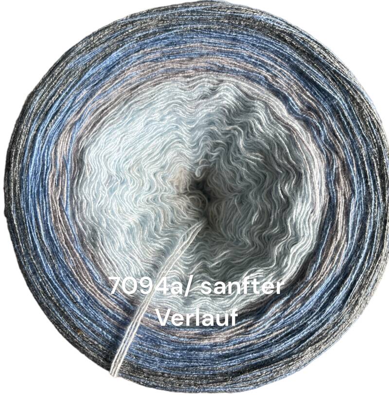 Himmel / Wolken - Cloudy Sky - 7094 - Bobbel mit Farbverlauf - 3, 4 oder 5 Fäden, auch als Pullover- oder Decken Set