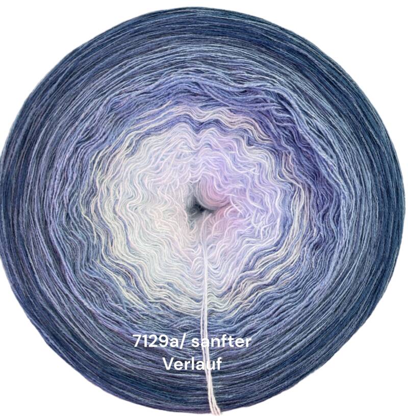 Himmel / Wolken - Blue Sky - 7129 - Bobbel mit Farbverlauf - 3, 4 oder 5 Fäden, auch als Pullover- oder Decken Set