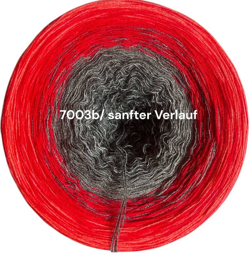 Höllenfeuer - Vulcano 2.0 - 7003 - Bobbel mit Farbverlauf - 3, 4 oder 5 Fäden, auch als Pullover- oder Decken Set