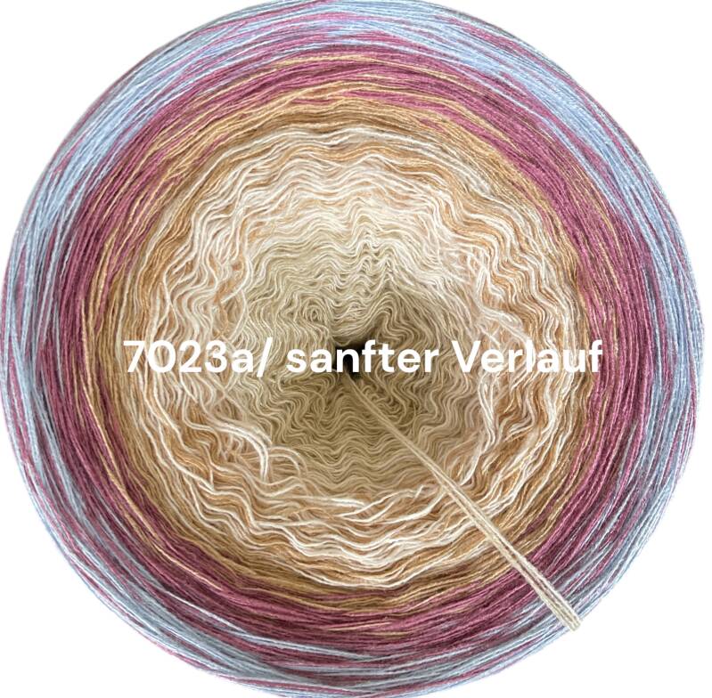 Ich passe zu allem - Lina 2025 - 7023 - Bobbel mit Farbverlauf - 3, 4 oder 5 Fäden, auch als Pullover- oder Decken Set