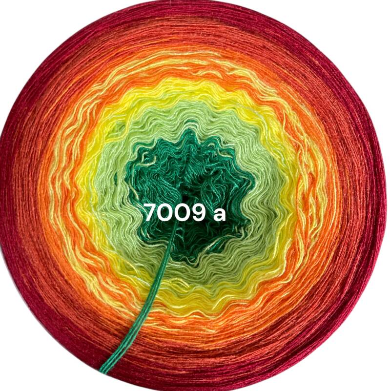 Blütenzauber - Bloomy 2025 - 7009 - Bobbel mit Farbverlauf - 3, 4 oder 5 Fäden, auch als Pullover- oder Decken Set
