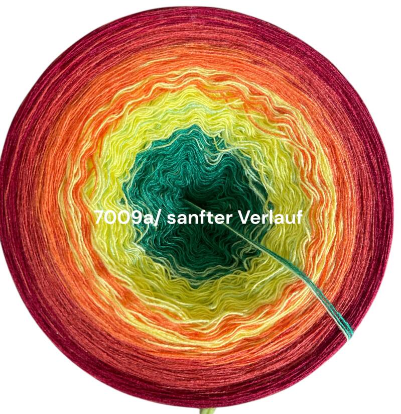 Blütenzauber - Bloomy 2025 - 7009 - Bobbel mit Farbverlauf - 3, 4 oder 5 Fäden, auch als Pullover- oder Decken Set