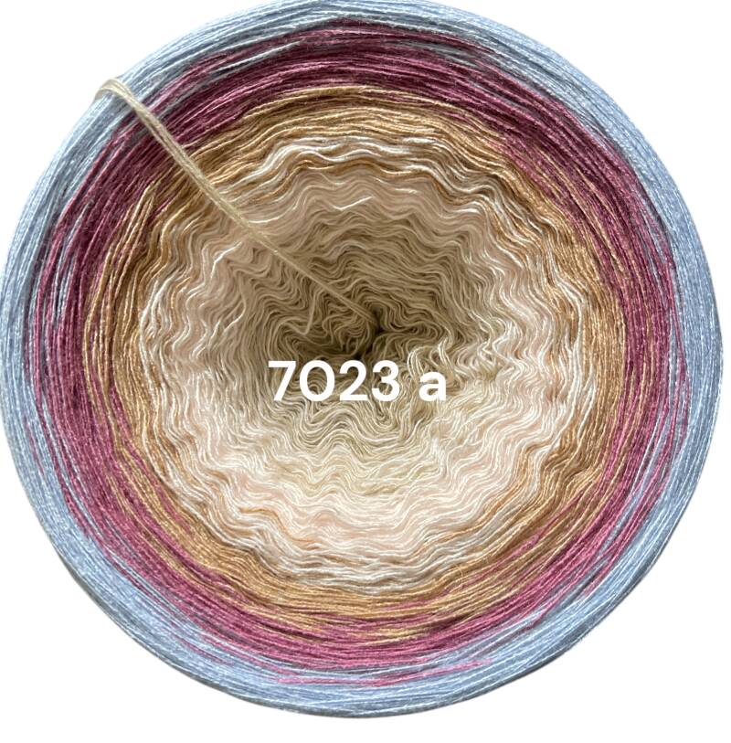 Ich passe zu allem - Lina 2025 - 7023 - Bobbel mit Farbverlauf - 3, 4 oder 5 Fäden, auch als Pullover- oder Decken Set