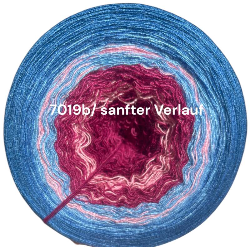 Meer / Ozean / Tiefsee - Seestern 2025  - 7019  -Bobbel mit Farbverlauf - 3, 4 oder 5 Fäden, auch als Pullover- oder Decken Set