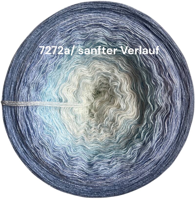 Himmel / Wolken - Blue wonder - 7272 - Bobbel mit Farbverlauf - 3, 4 oder 5 Fäden, auch als Pullover- oder Decken Set