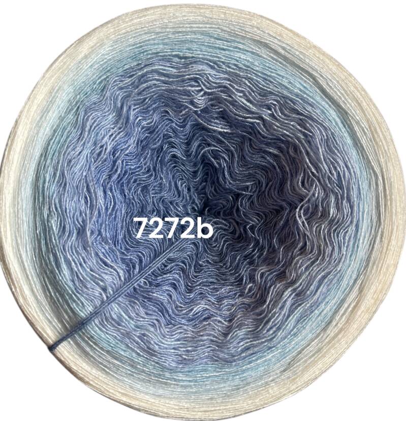 Himmel / Wolken - Blue wonder - 7272 - Bobbel mit Farbverlauf - 3, 4 oder 5 Fäden, auch als Pullover- oder Decken Set