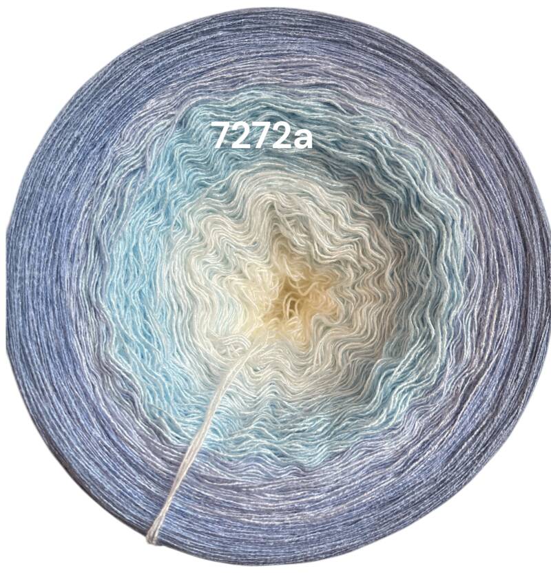 Himmel / Wolken - Blue wonder - 7272 - Bobbel mit Farbverlauf - 3, 4 oder 5 Fäden, auch als Pullover- oder Decken Set
