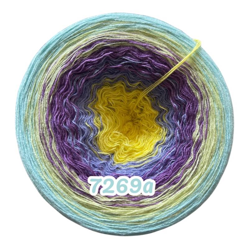 Fantasy & Zauberwelten - Feenhäuschen - 7269 -  Bobbel mit Farbverlauf - 3, 4 oder 5 Fäden, auch als Pullover- oder Decken Set