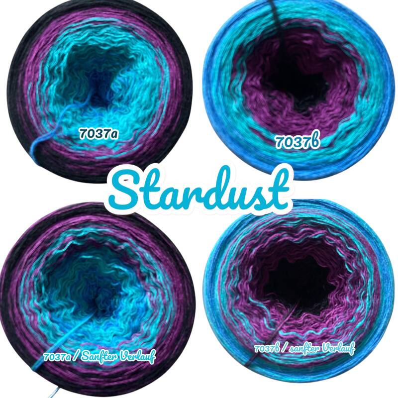 Sterne / Nacht / Weltall - Stardust - 7037 - Bobbel mit Farbverlauf - 3, 4 oder 5 Fäden, auch als Pullover- oder Decken Set