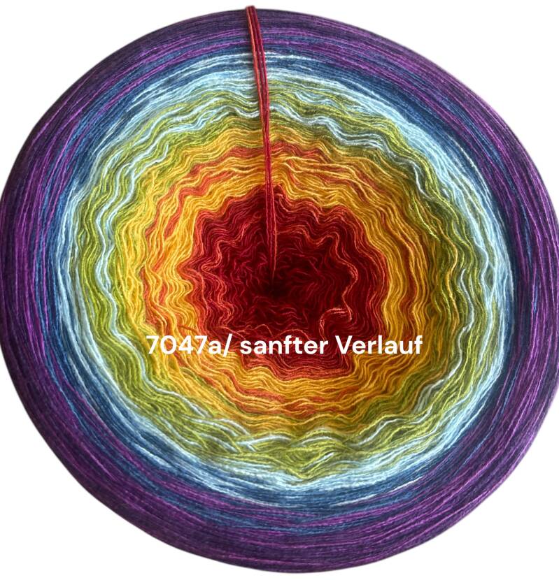Frühlingserwachen - Maitanz 2025 - 7047 - Bobbel mit Farbverlauf - 3, 4 oder 5 Fäden, auch als Pullover- oder Decken Set