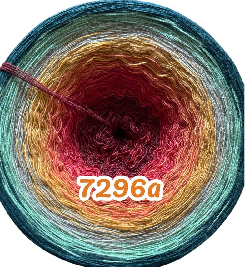 Goldener Herbst - 7296 - Bobbel mit Farbverlauf - 3, 4 oder 5 Fäden, auch als Pullover- oder Decken Set