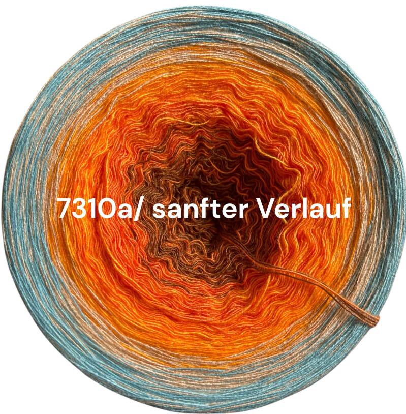 Kalahari - Wüstenhimmel - 7310 - Bobbel mit Farbverlauf - 3, 4 oder 5 Fäden, auch als Pullover- oder Decken Set