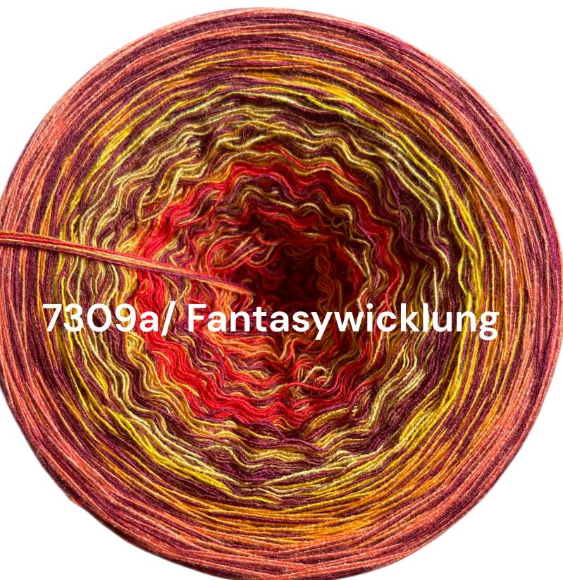 Flamenco - 7309 - Bobbel oder Pulloverset mit Farbverlauf - 4 Fäden