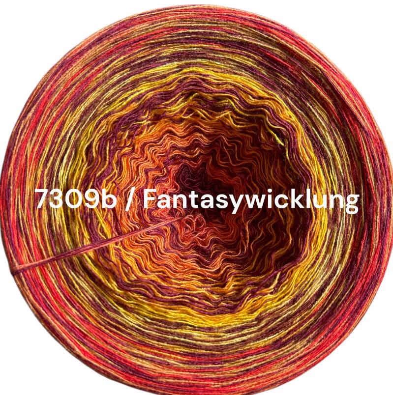 Flamenco - 7309 - Bobbel oder Pulloverset mit Farbverlauf - 4 Fäden