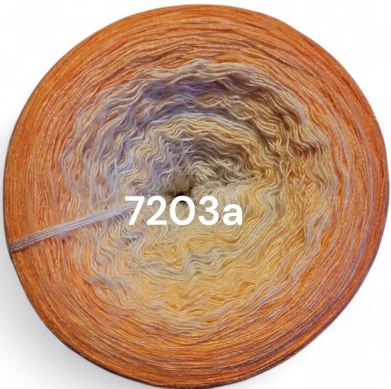Blütenzauber - Dahlia 2026 - 7203 - Bobbel mit Farbverlauf - 3, 4 oder 5 Fäden, auch als Pullover- oder Decken Set