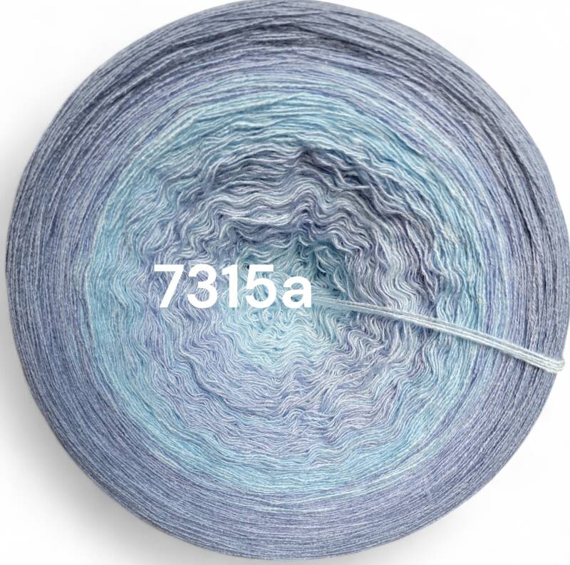Himmel / Wolken - Blue dove - 7315 - Bobbel mit Farbverlauf - 3, 4 oder 5 Fäden, auch als Pullover- oder Decken Set