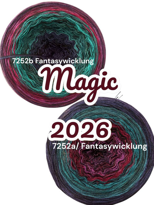Dream on - Magic 2026 - 7252 - Bobbel oder Pulloverset mit Farbverlauf - 4 Fäden