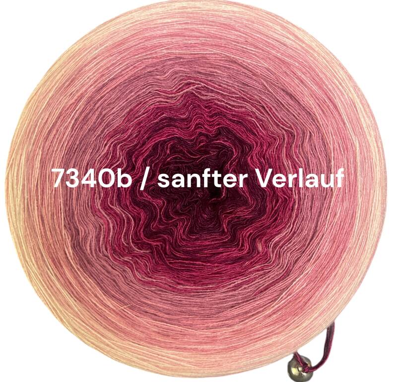 Born to Love - 7340 - Bobbel mit Farbverlauf - 3, 4 oder 5 Fäden, auch als Pullover- oder Decken Set