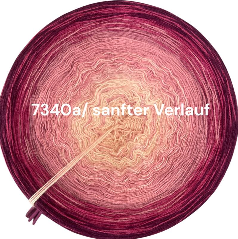 Born to Love - 7340 - Bobbel mit Farbverlauf - 3, 4 oder 5 Fäden, auch als Pullover- oder Decken Set