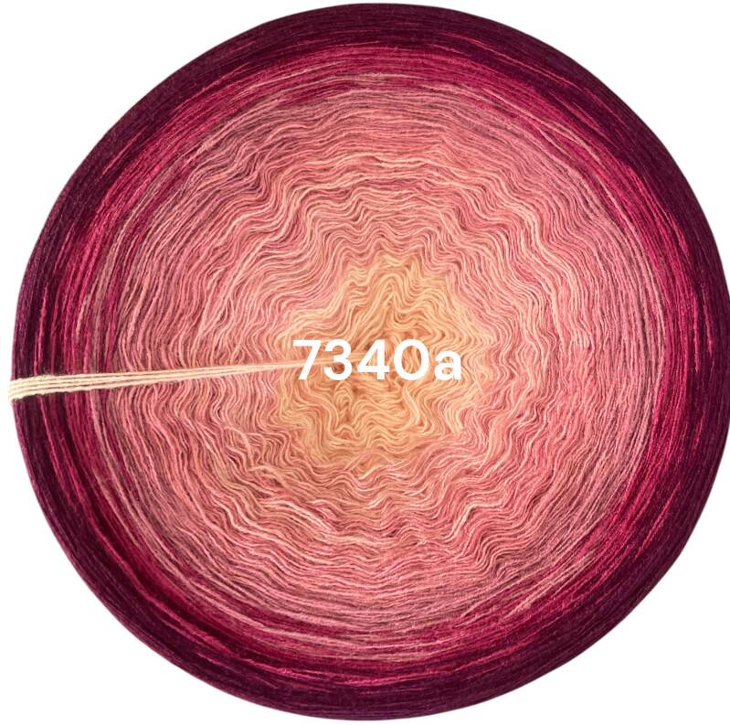 Born to Love - 7340 - Bobbel mit Farbverlauf - 3, 4 oder 5 Fäden, auch als Pullover- oder Decken Set
