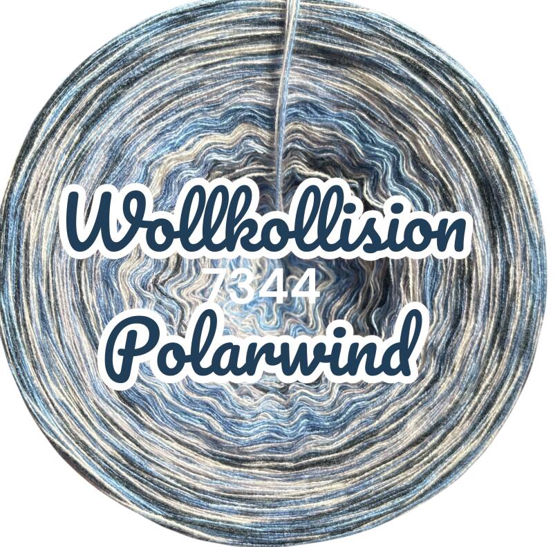 Wollkollision - Polarwind - 7344 - Bobbel Chaos mit Konzept - 4 Fäden, auch als Pullover- oder Decken Set
