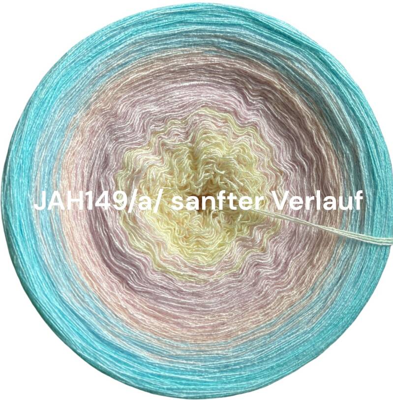Summer dreams - JAH149 - Bobbel mit Farbverlauf - 3, 4 oder 5 Fäden, auch als Pullover- oder Decken Set