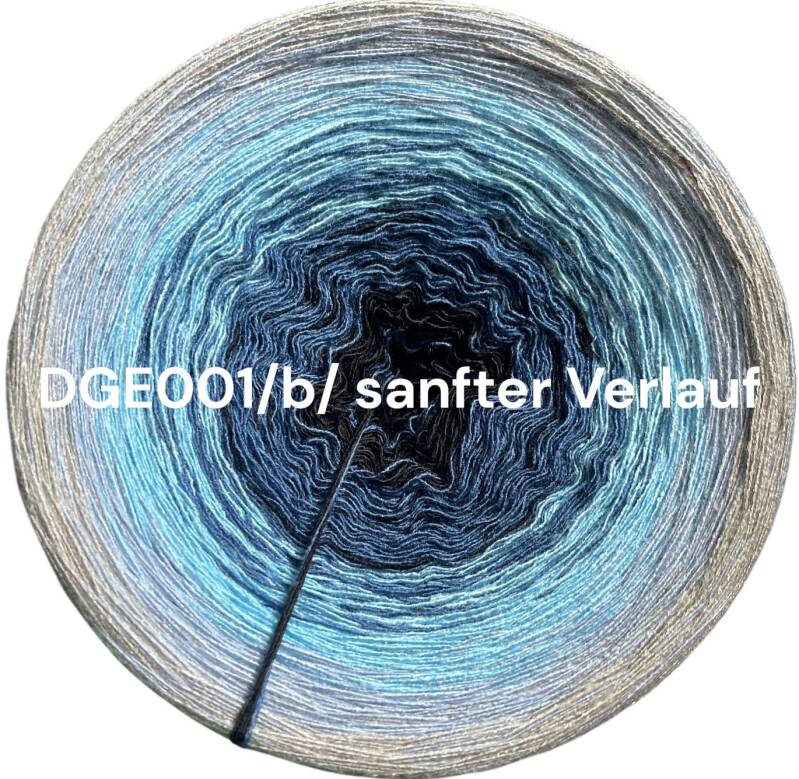 Baronin Blaublut - DGE001 - Bobbel mit Farbverlauf - 3, 4 oder 5 Fäden, auch als Pullover- oder Decken Set
