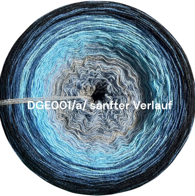 Baronin Blaublut - DGE001 - Bobbel mit Farbverlauf - 3, 4 oder 5 Fäden, auch als Pullover- oder Decken Set