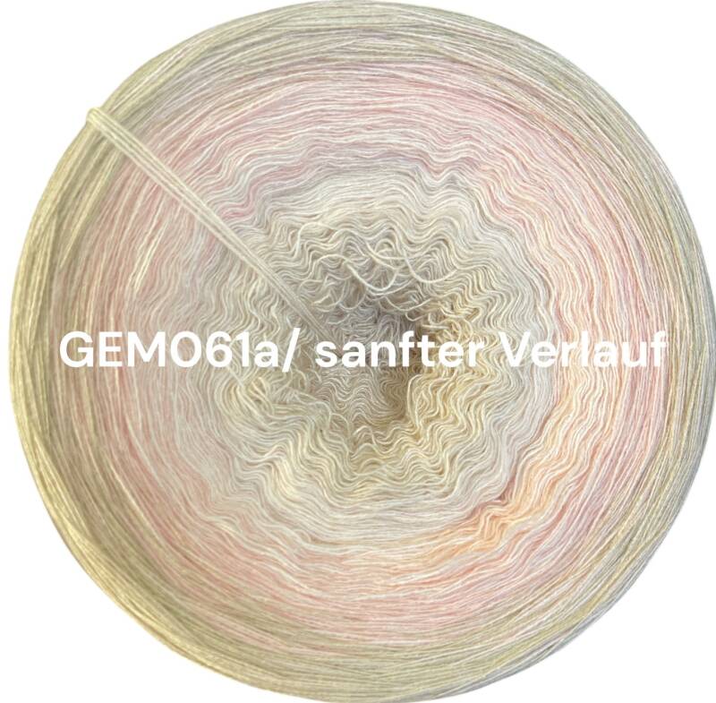 Ich passe zu allem - Flüsterfarbe - GEM061 - Bobbel mit Farbverlauf - 3, 4 oder 5 Fäden, auch als Pullover- oder Decken Set