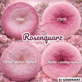 Edelsteine - Rosenquarz - 7205 - Bobbel mit Farbverlauf - 3, 4 oder 5 Fäden, auch als Pullover- oder Decken Set