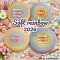 Regenbogenland - Soft rainbow 2026 - 7204 - Bobbel mit Farbverlauf - 3, 4 oder 5 Fäden, auch als Pullover- oder Decken Set