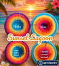 Sunset - Sunset Lagoon - 7335 - Bobbel mit Farbverlauf - 3, 4 oder 5 Fäden, auch als Pullover- oder Decken Set